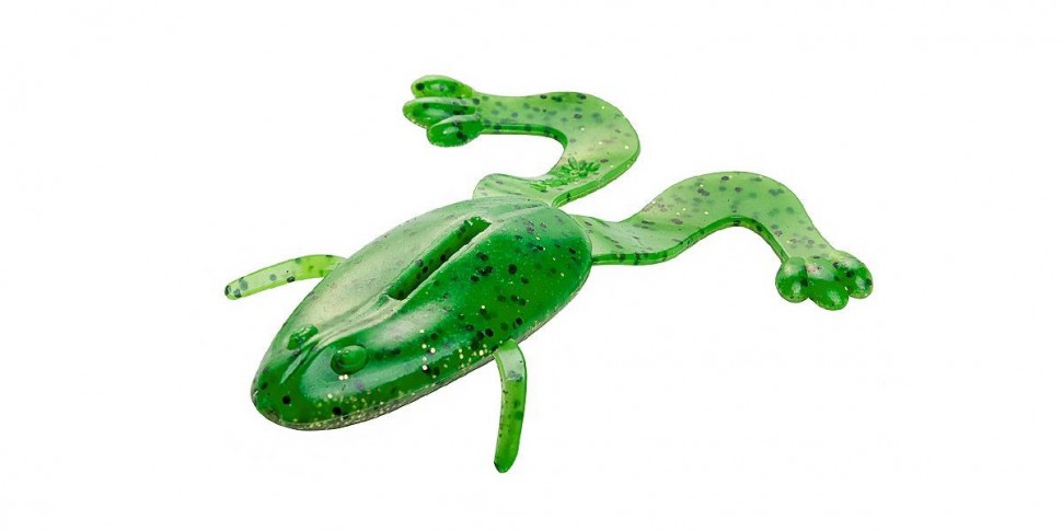 Лягушка Helios Crazy Frog 2,36"/6,0 см, цвет Green Peas 10 шт HS-22-051 , 